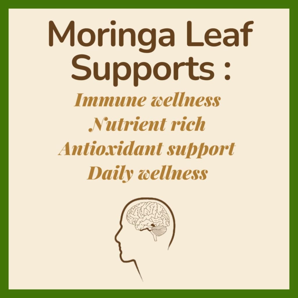 Moringa Leaf (1000mg)