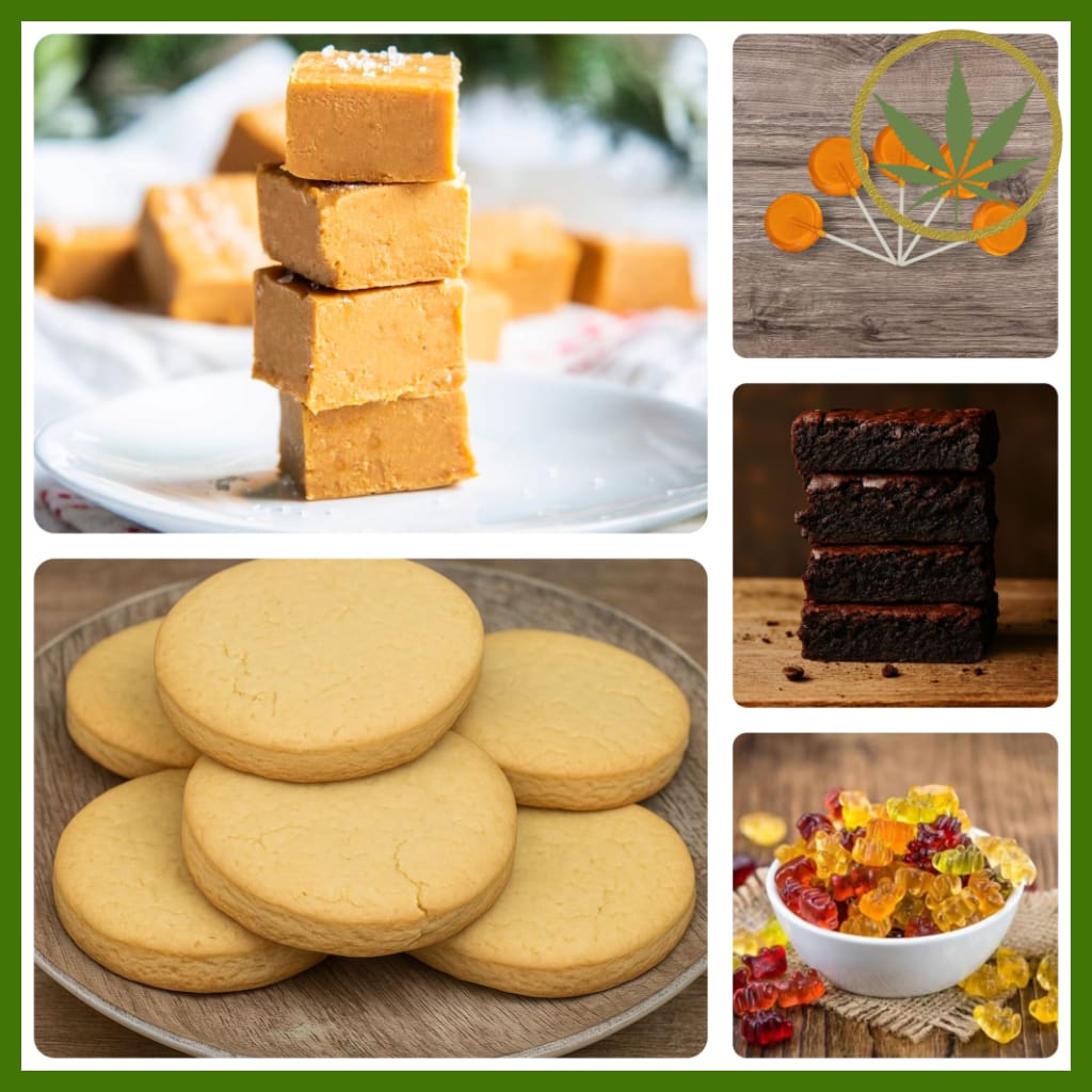 Sativa THC Edibles Variety Pack 2 with Space Cookies, Brownies and Fudge - South Africa