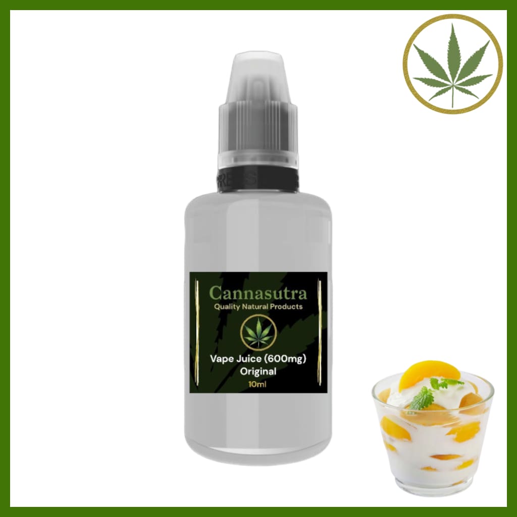 THC Vape Juice 1000mg - 10ml Peach Cream