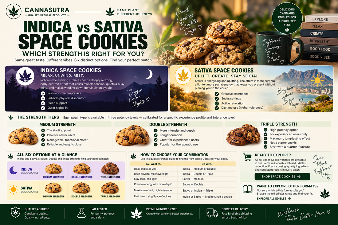 Indica vs Sativa Space Cookies: Which Strength Is Right for You?