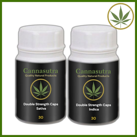 Double Strength Sativa + Indica THC Capsules