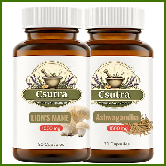 Lion’s Mane & Ashwagandha Duo 🧠🌿