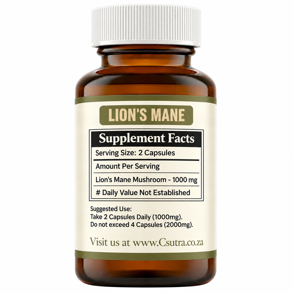 Lion’s Mane Mushroom (1000mg)