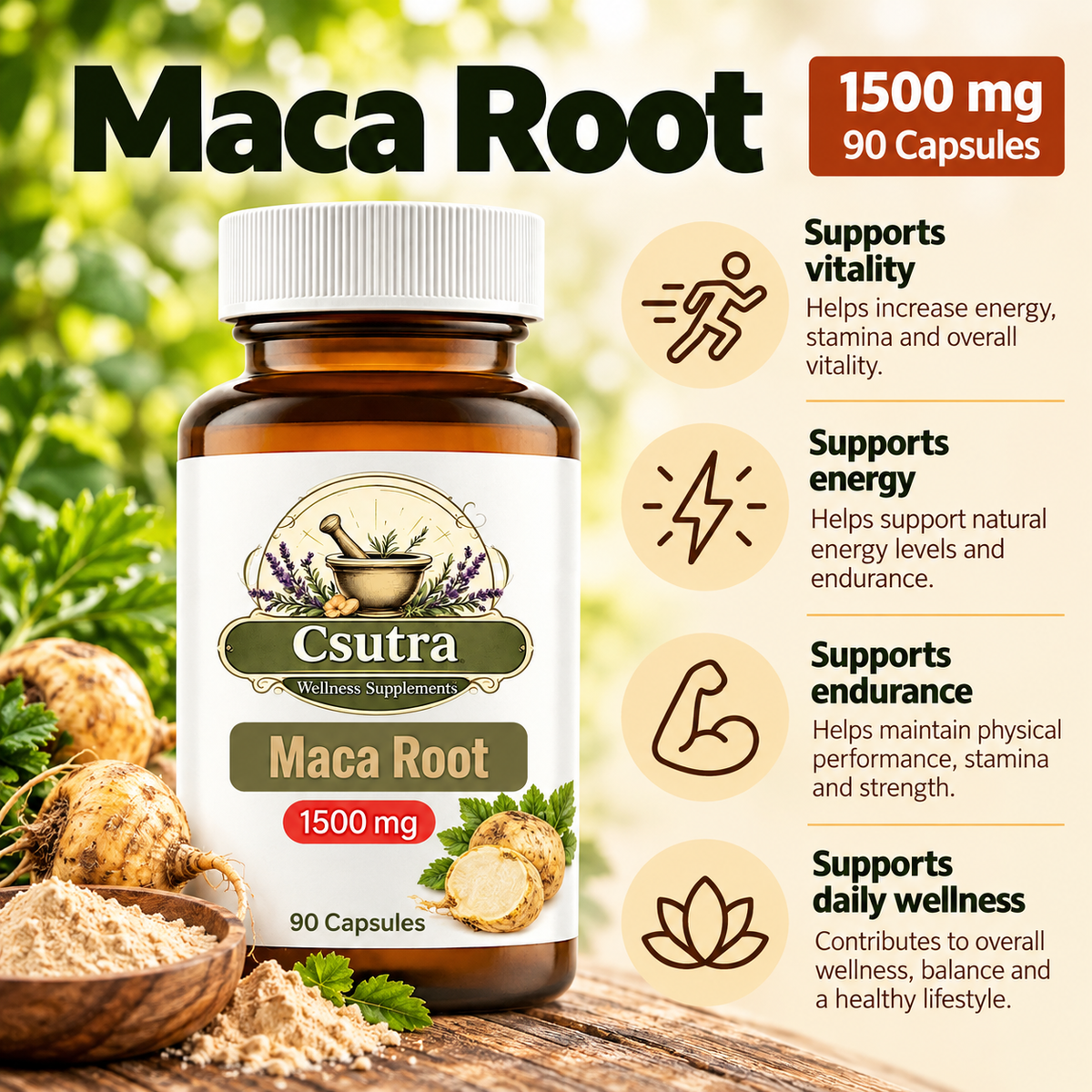 Maca Root (1500mg)