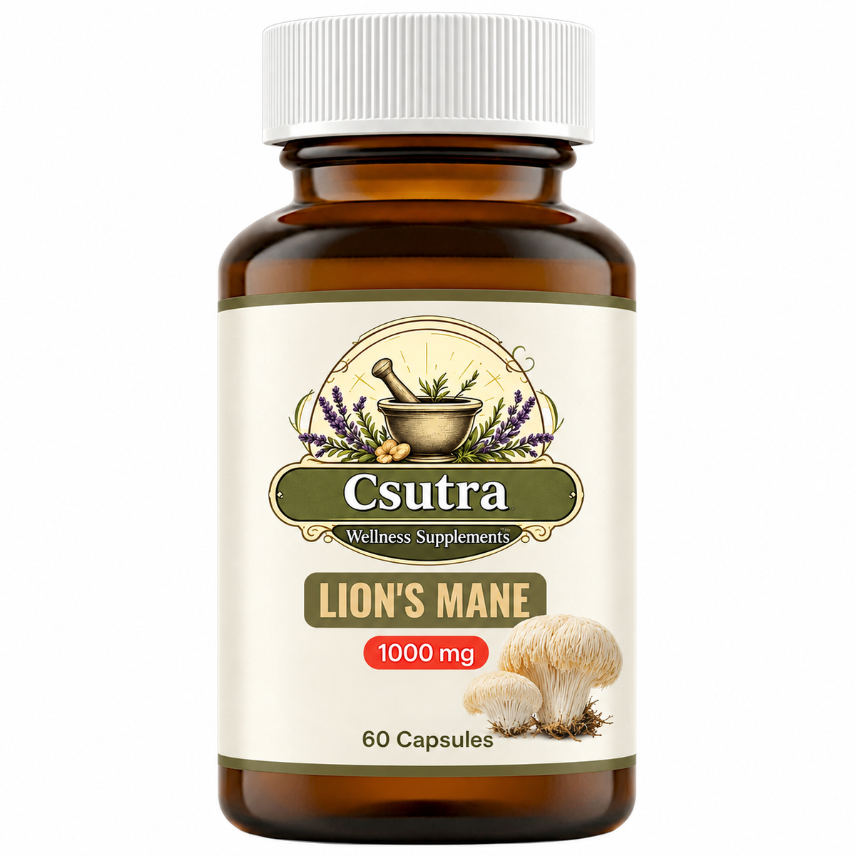 Lion’s Mane Mushroom (1000mg)