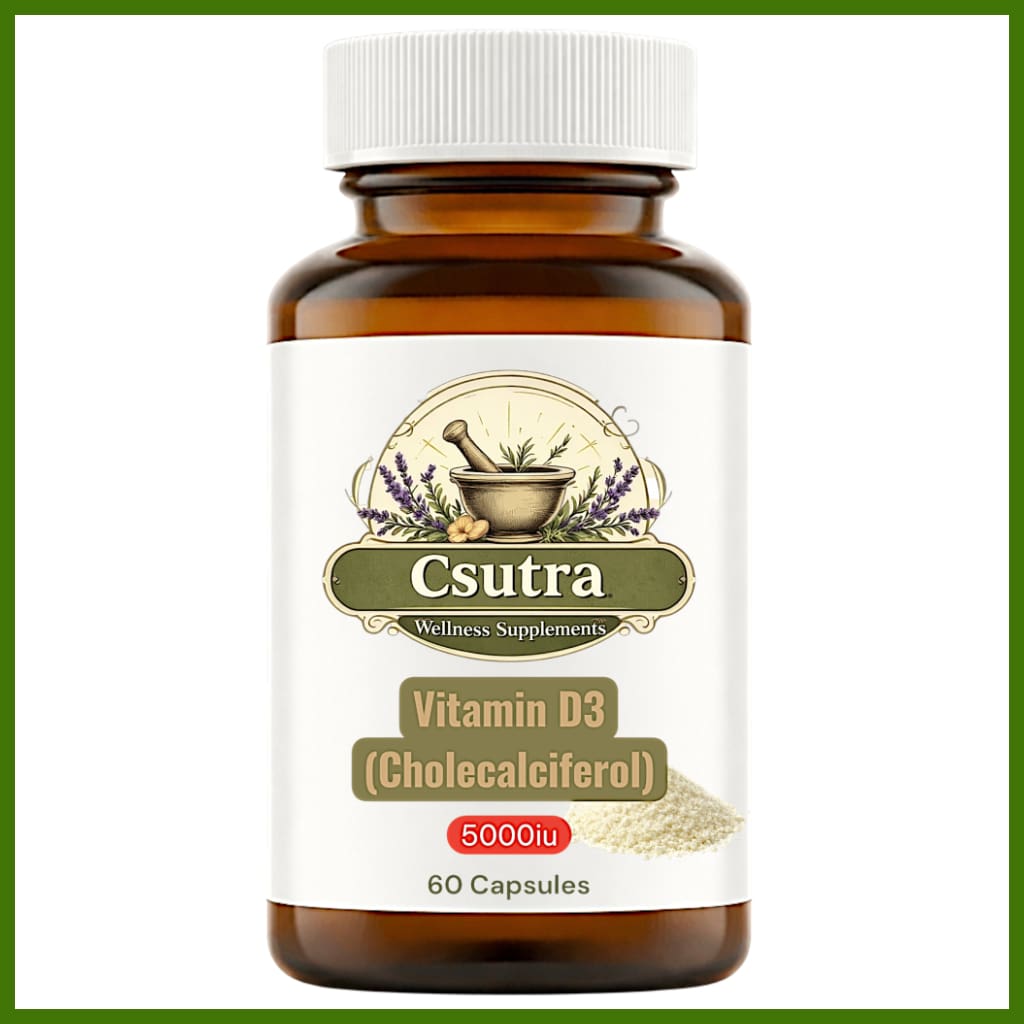 Vitamin D3 (5000iu) 60 Capsules (2 month’s supply)