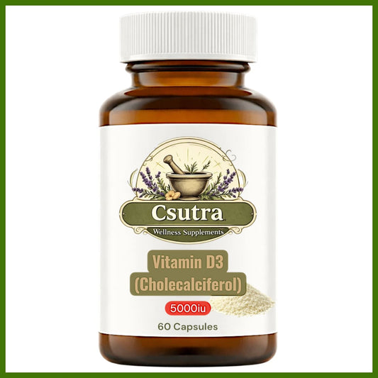 Vitamin D3 (5000iu) 60 Capsules (2 month’s supply)