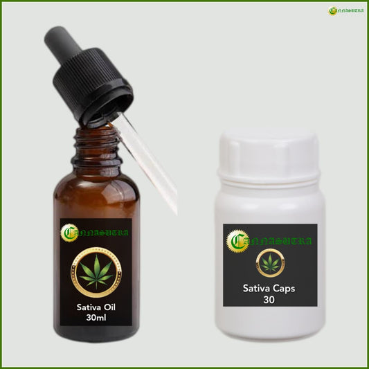 THC Oil & Capsule Combo Sativa 30mg