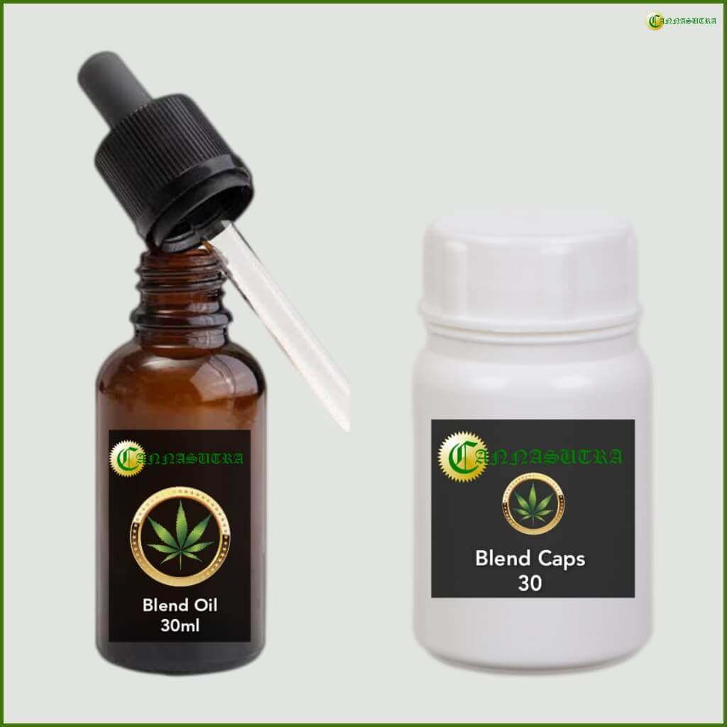 THC Oil & Capsule Indica/sativa Blend 30mg